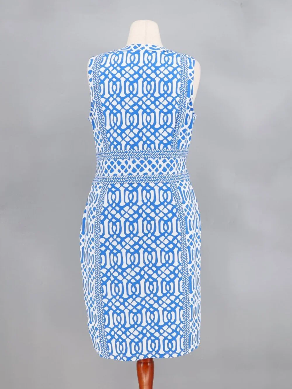 J. MCLAUGHLIN Lola Sleeveless Geometric Print Catalina Cloth Dress Size XL